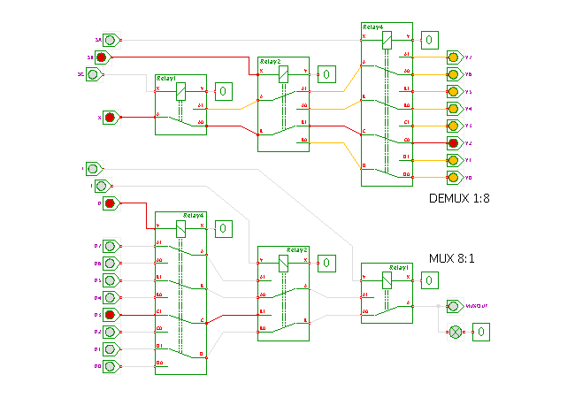 relay-based multiplexer and demultiplexer screenshot
